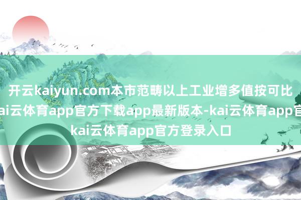 开云kaiyun.com本市范畴以上工业增多值按可比价钱打算-kai云体育app官方下载app最新版本-kai云体育app官方登录入口