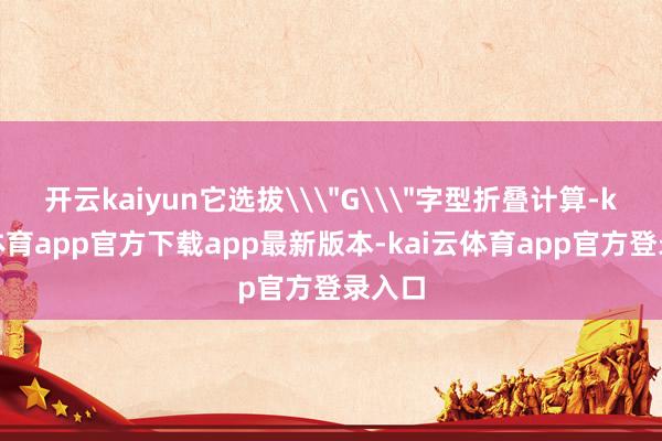 开云kaiyun它选拔\